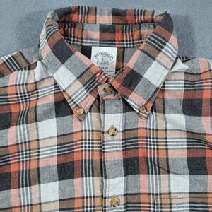 Brooks Brothers Regent Shirt Mens Large Multicolor Plaid Cotton Button Down